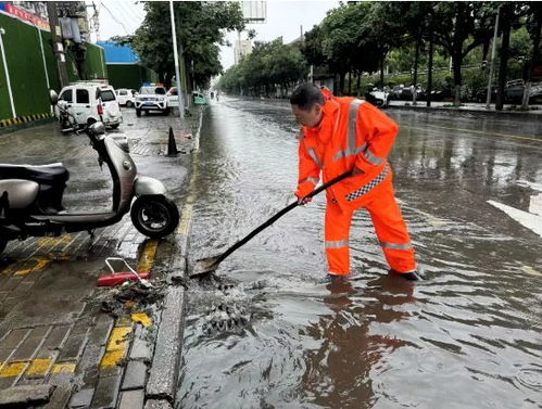 南阳市市政环卫服务中心 汛期迅速出动，昼夜坚守河道保洁