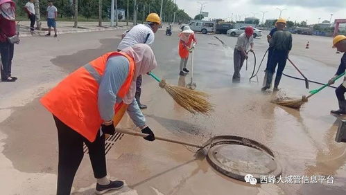 区环卫局防尘治污在行动 道路冲洗与垃圾清运全面启动