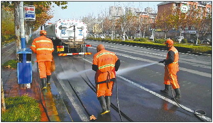 “三净一响应”精准治理大气污染，道路清洁显成效